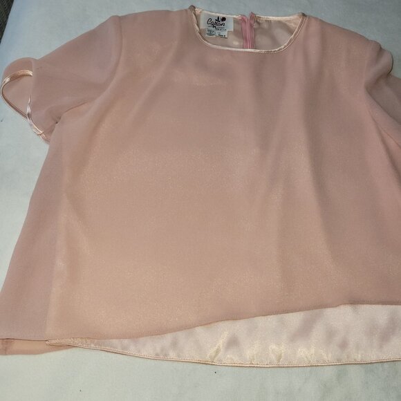 Elegant-Upscale -Formal Soft Pink Colored Formal Dress Size 8 - Picture 5 of 12